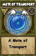 I was wondering if anyone knew of any other ways to get one?. . Mote of transport wizard101
